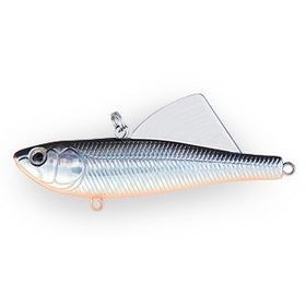 Воблер Раттлин Strike Pro Tornado Vibe 85,  85 мм,  25, 6 гр,  Быстротонущий,  цвет: A70-713 Black Silver OB,  (EG-204B-UV#A70-713)