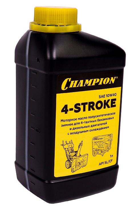 Масло 4-х тактное 1л. зимнее полусинтетическое 10W-40 SL/CF CHAMPION (952853)