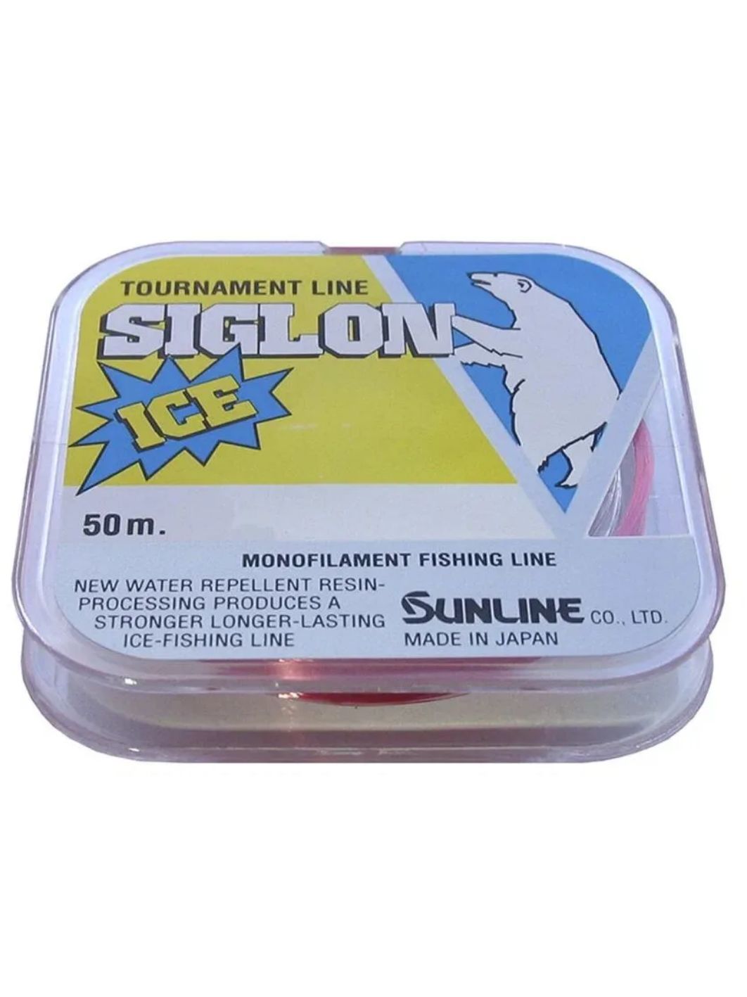 Монолеска SUNLINE Siglon ICE FISHING 50M красная #5.0/0.370mm  