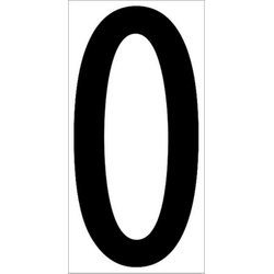 Наклейка-цифра наружняя д/грузовиков "0"