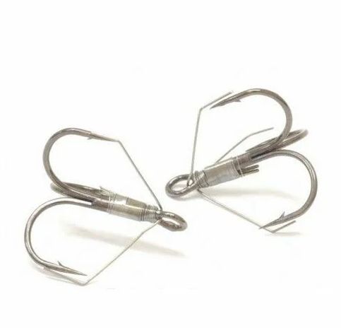Крючок KOI "WEEDLESS TREBLE HOOK",  2 (INT),  цвет BN,  незацепляйка (шт.)