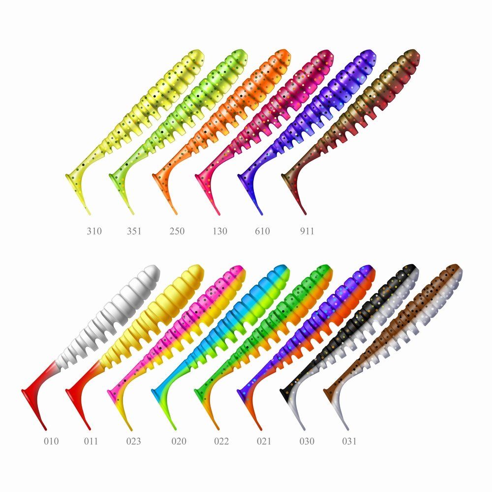 Приманка ZUB-SHAD 100мм-4шт,  (цвет 021) фиолетово-красный