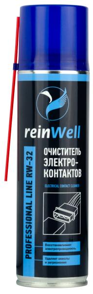Очиститель электроконтактов ReinWell RW-32 195мл а/з