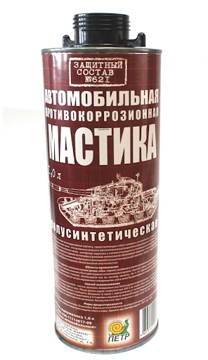 Мастика ПЕТР №621 1л (п/пистолет) антикоррозийная полусинтетическая