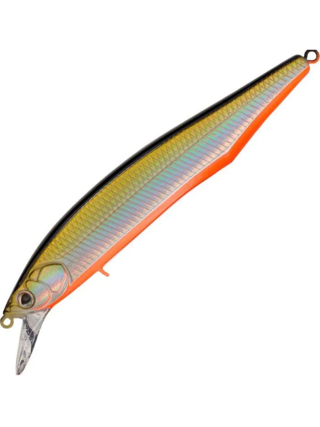 Воблер Минноу Strike Pro Intriger 105SP,  105 мм,  15, 7 гр,  Загл. 0, 5м.-1, 5м.,  Нейтральный,  цвет: 612T Natural Shad Silver,  (EG-194A-SP#612T)