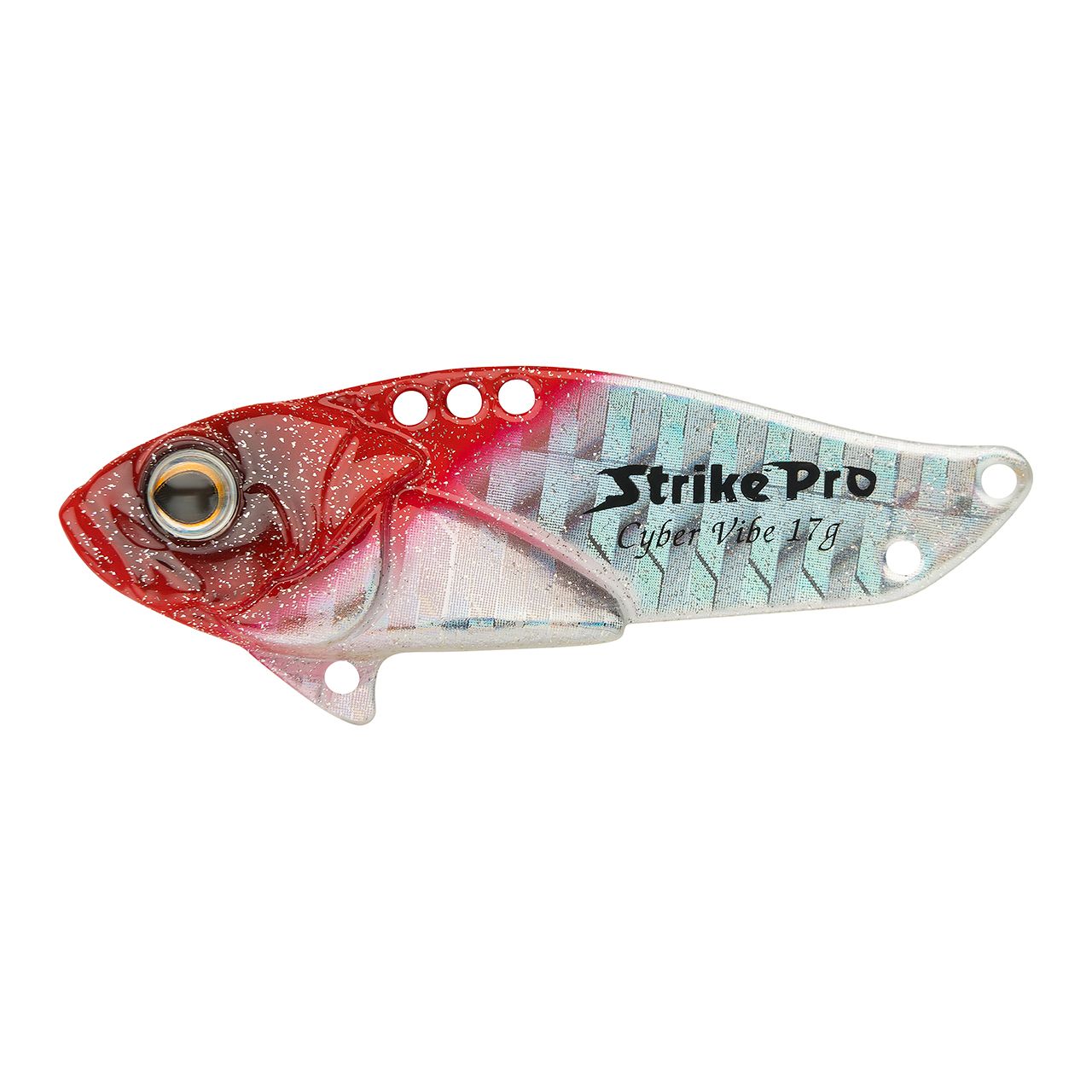 Блесна-цикада Strike Pro Cyber Vibe 45,  45 мм,  9, 1 гр,  цвет: Redhead Silver,  (JG-005C#022PPP-713)