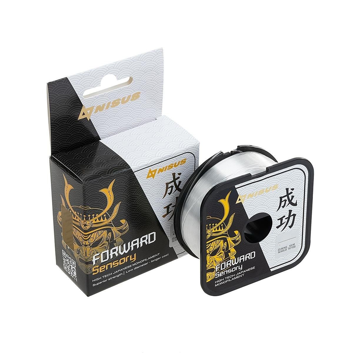 Леска FORWARD Sensory 0, 437mm/100m Nylon Transparent Nisus 