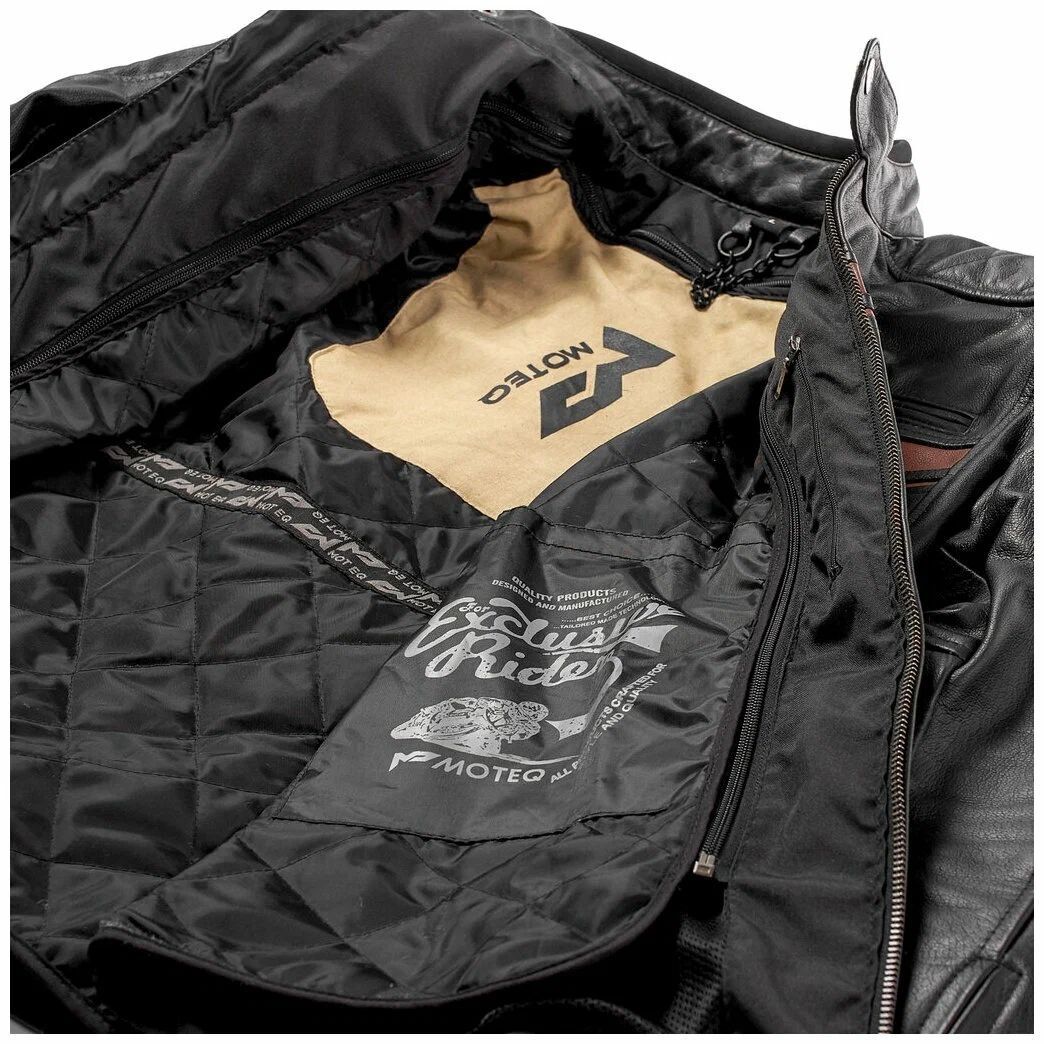 Куртка кожаная MOTEQ Challenger черный M 