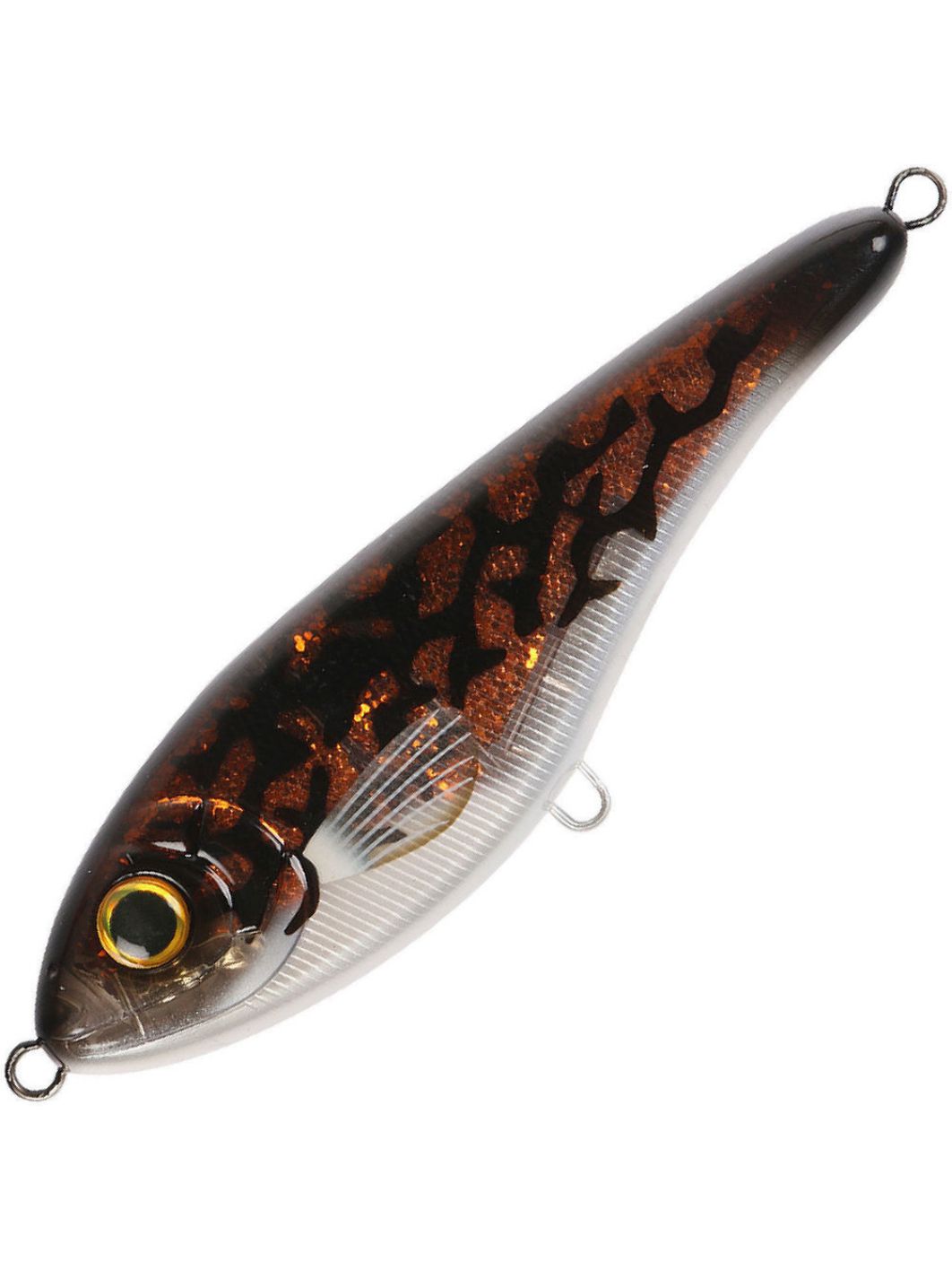 Воблер Джеркбейт Strike Pro Buster Jerk Sinking,  150 мм,  75 гр,  Загл. 0, 5м.-4, 0м.,  Тонущий,  цвет: C770 Burbot,  (EG-048#C770)