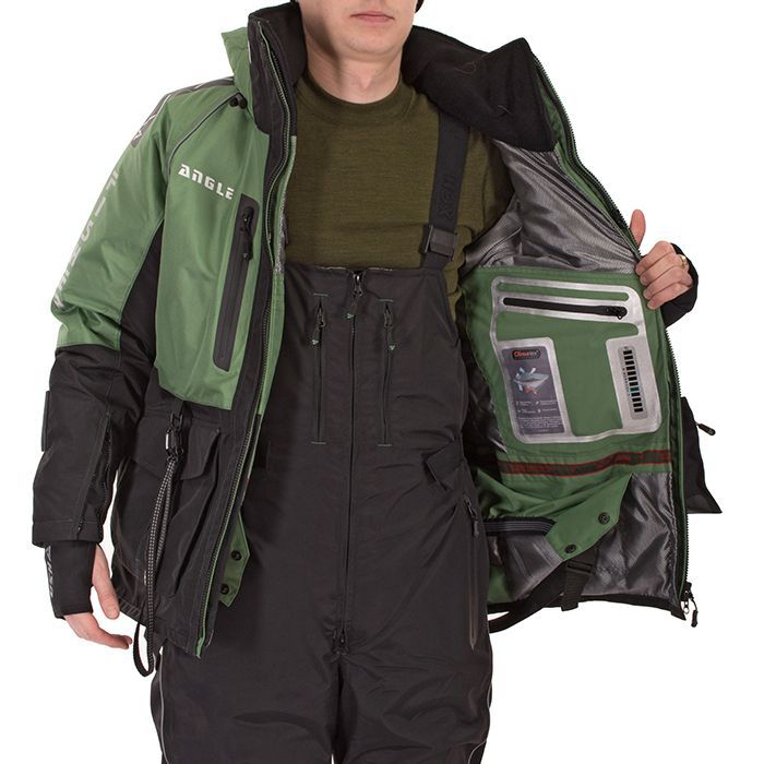 Костюм-поплавок зимний мужской "RESCUER VI",  HARDGUARD,  св. зеленый (48-50/182) м