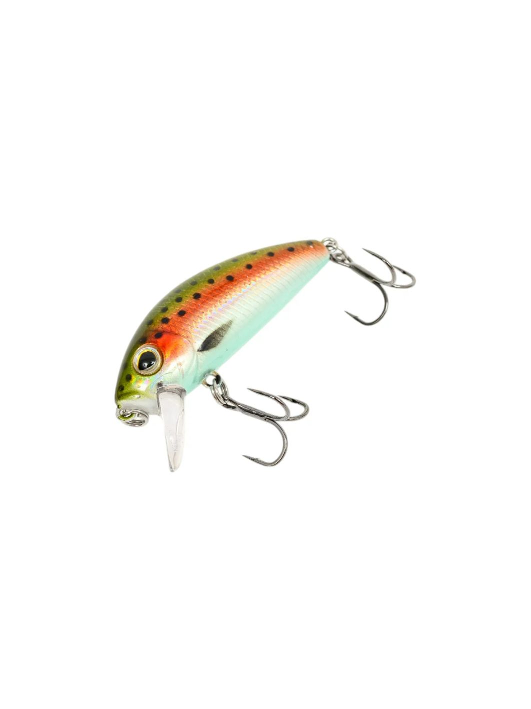 Воблер Минноу Strike Pro Mustang Minnow 45,  45 мм,  4, 5 гр,  Загл. 0, 2м.-0, 5м.,  Плавающий,  цвет: 71-EP Trout Silver,  (MG-002F#71-EP)