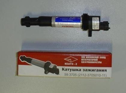 Катушка зажигания 2110-12,  Калина на свечу АТЭ-2 дв.1, 6 16кл. (59.3705)
