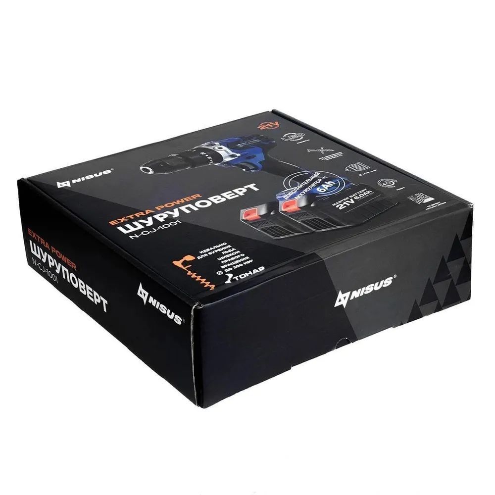 Шуруповерт-электробур 21V 6A (N-CJ-1001) Nisus