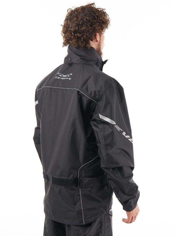 Куртка - дождевик DRAGONFLY EVO BLACK (2023) (мембрана 10000/8000) S