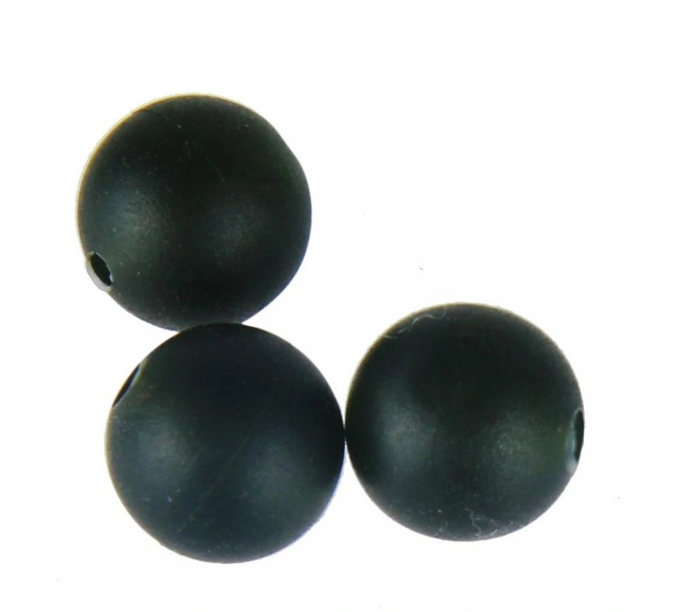 Бусина силиконовая 8mm (10шт) зеленая (PR-JY-PJ-13GL-8-G) COONOR