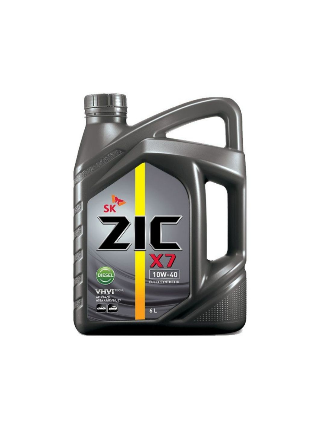 ZIC X7 DIESEL 10W40 6L синтетическое моторное масло