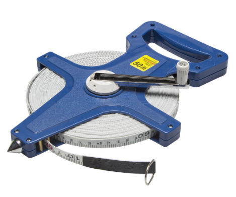 Рулетка геодезическая 50м*12мм фиберглассовая STAYER GeoMax (3418-50)