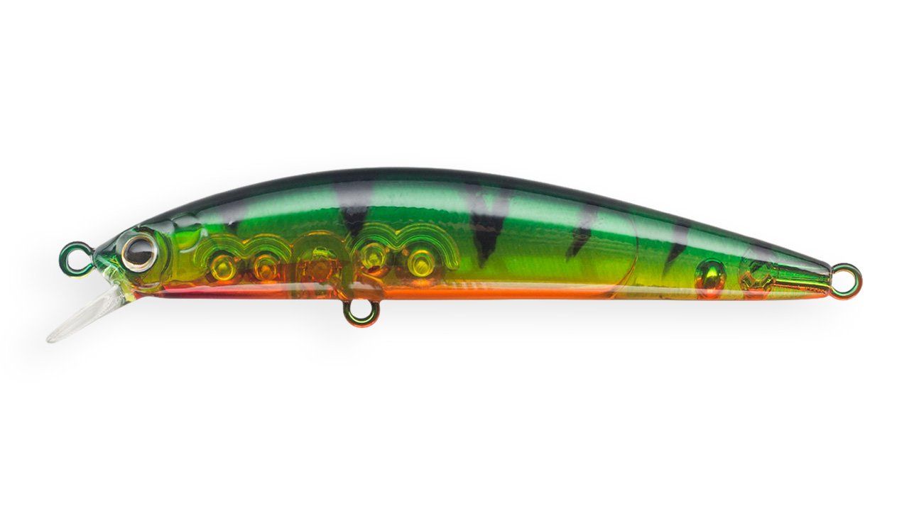 Воблер Минноу Strike Pro Mets 70 S,  70 мм,  6, 8 гр,  Загл. 1, 5м.,  Тонущий,  цвет: A102G Transparent Perch,  (JS-392#A102G)