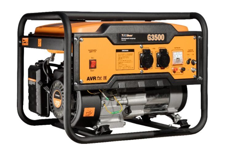 Электрогенератор бензиновый FoxWeld Standart G3500 (7, 0л.с. 2, 8/3, 0кВт,  15л.,  39кг) 7239