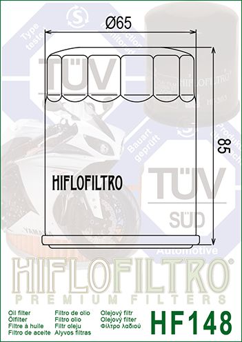 Фильтр масляный Hi-Flo HF148 (LONCIN 30 л.с.)