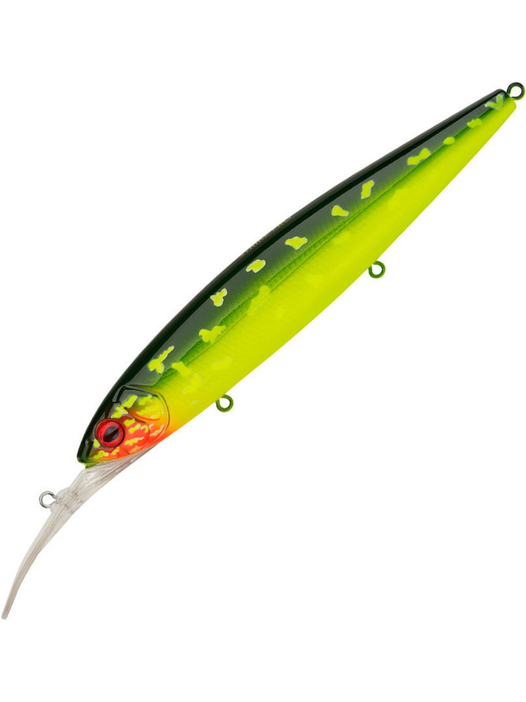 Воблер Минноу Strike Pro Bold Deep Diver 130SP,  130 мм,  25, 7 гр,  Загл. 2, 5м.-5, 0м.,  Нейтральный,  цвет: AC202F Hot Pike,  (EG-191L-SP#AC202F)