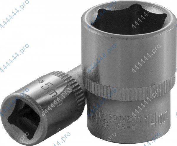 Головка торцевая 1/4" 6-гранная 4мм JONNESWAY S04H2104