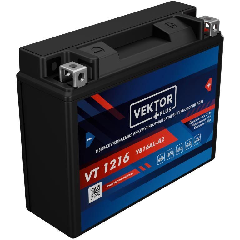 мото 12/16А VEKTOR VT 1216 Аккумулятор зал/зар.