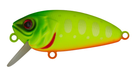 Воблер Крэнк Strike Pro Stumpy Fly 40,  42 мм,  4, 5 гр,  Загл. 0, 1м.-0, 3м.,  Плавающий,  цвет: A178S Lemon Mat Tiger,  (EG-134#A178S)