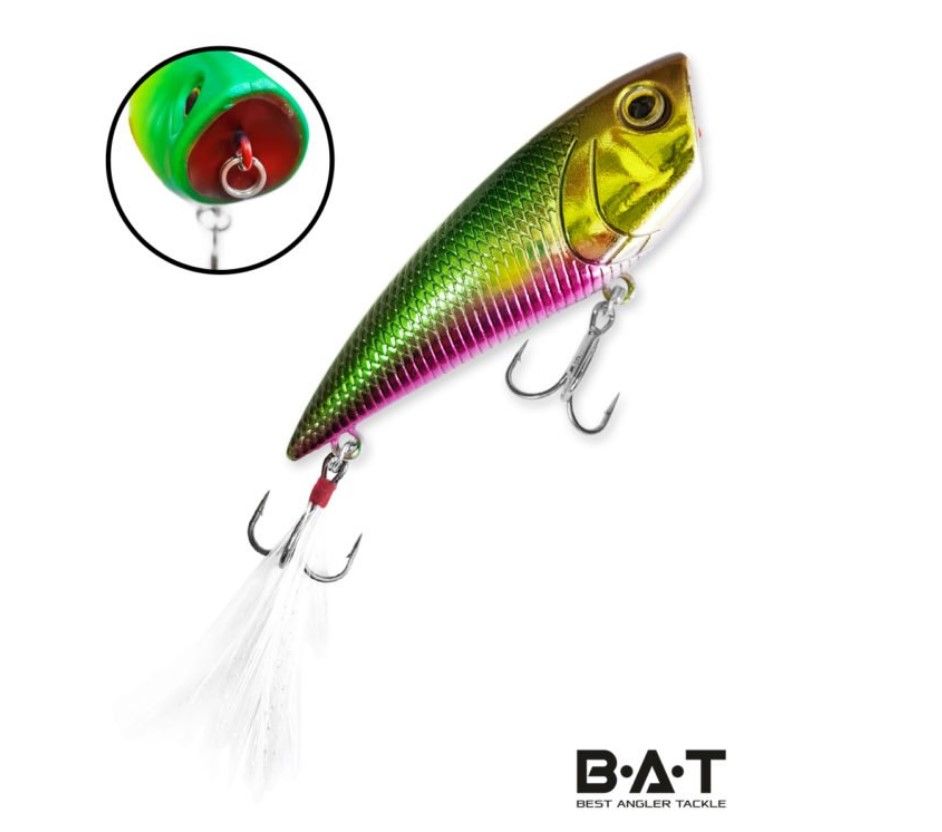Воблер BAT Crow Pop ВТ059 (70 mm.; 7 g.; TopWater) # CS12