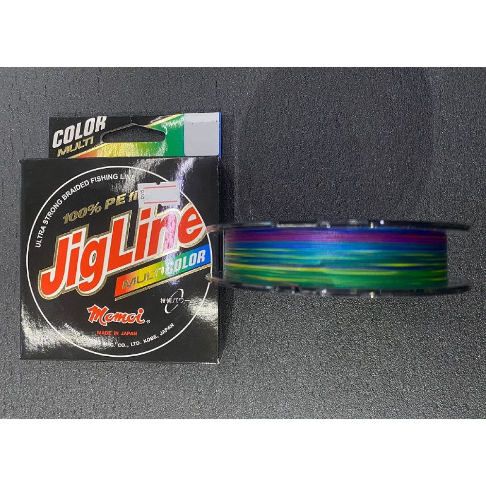 Шнур JigLine Multicolor  0, 16 мм,   12, 0 кг,  100 м 5 цветов по 10м.