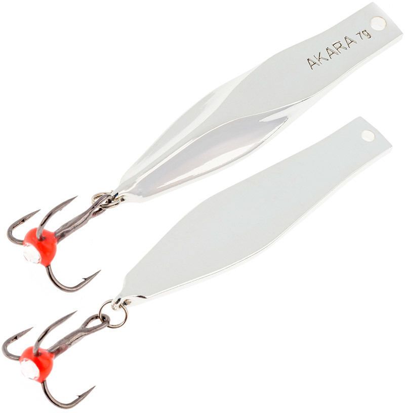 Блесна зимняя Akara Tournament Ice Stik 70 14 гр. SIL