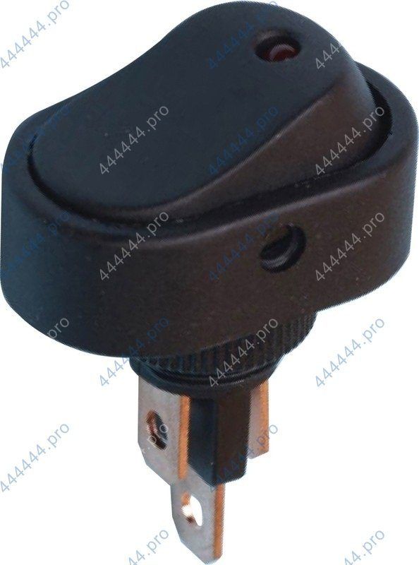 Выключатель тумблер ASW-20D (12V, 20A) зеленый (овальный)