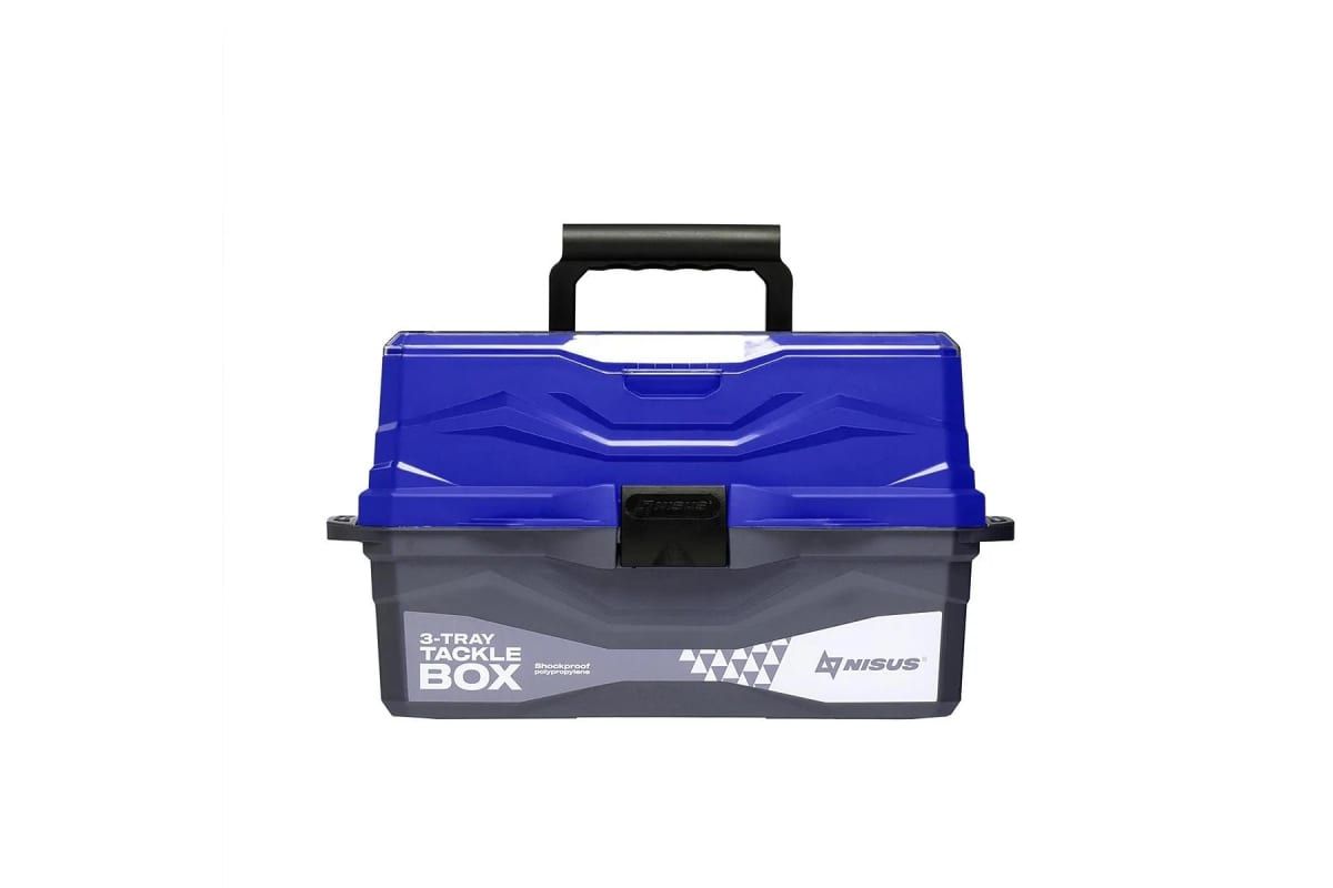 Ящик для снастей Tackle Box трехполочный NISUS синий