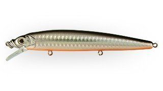 Воблер Минноу Strike Pro Alpha Minnow 115,  115 мм,  12, 5 гр,  Загл. 0, 6м.-1, 6м.,  Плавающий,  цвет: A70-713,  (EG-033F#A70-713)