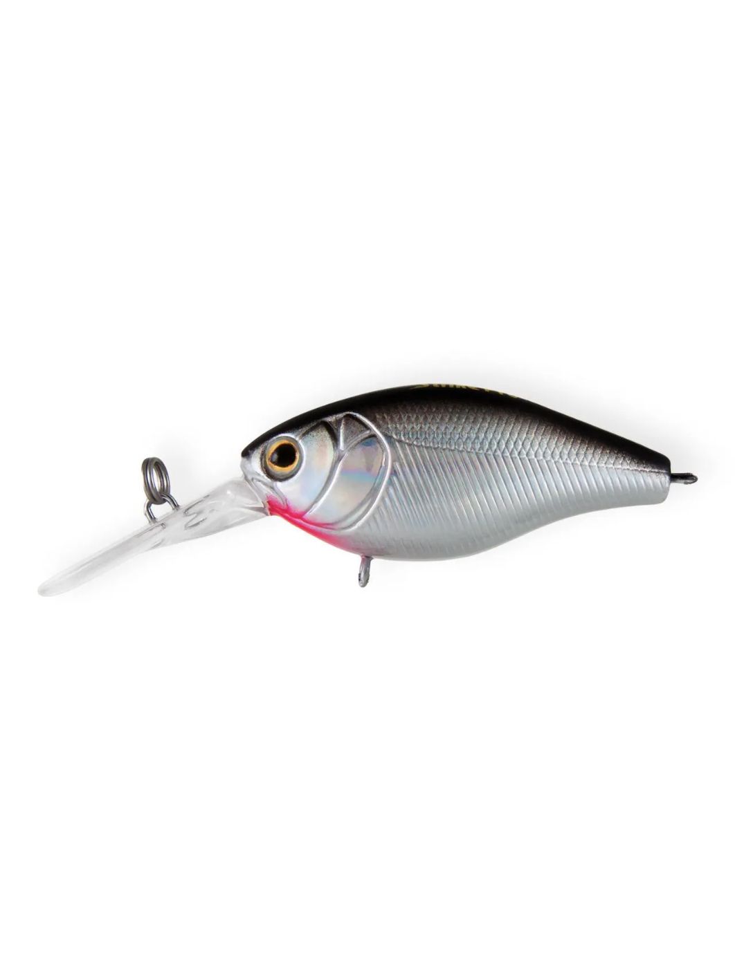 Воблер Крэнк Strike Pro Cranky-X Deep 60,  60 мм,  16 гр,  Загл. 1, 5м.-3, 0м.,  Плавающий,  цвет: A010-EP Black Back Silver,  (EG-168L#A010-EP)