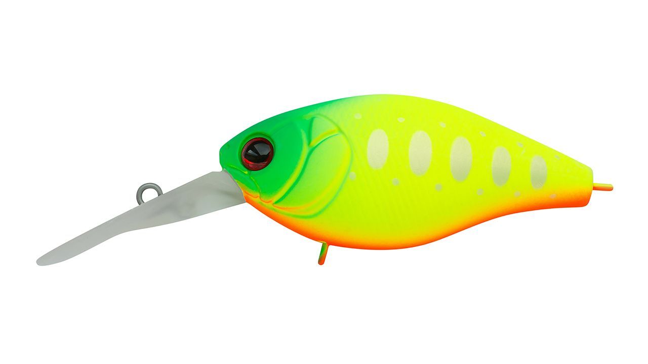 Воблер Крэнк Strike Pro Cranky-X Deep 60,  60 мм,  16 гр,  Загл. 1, 5м.-3, 0м.,  Плавающий,  цвет: A178S Lemon Mat Tiger,  (EG-168L#A178S)