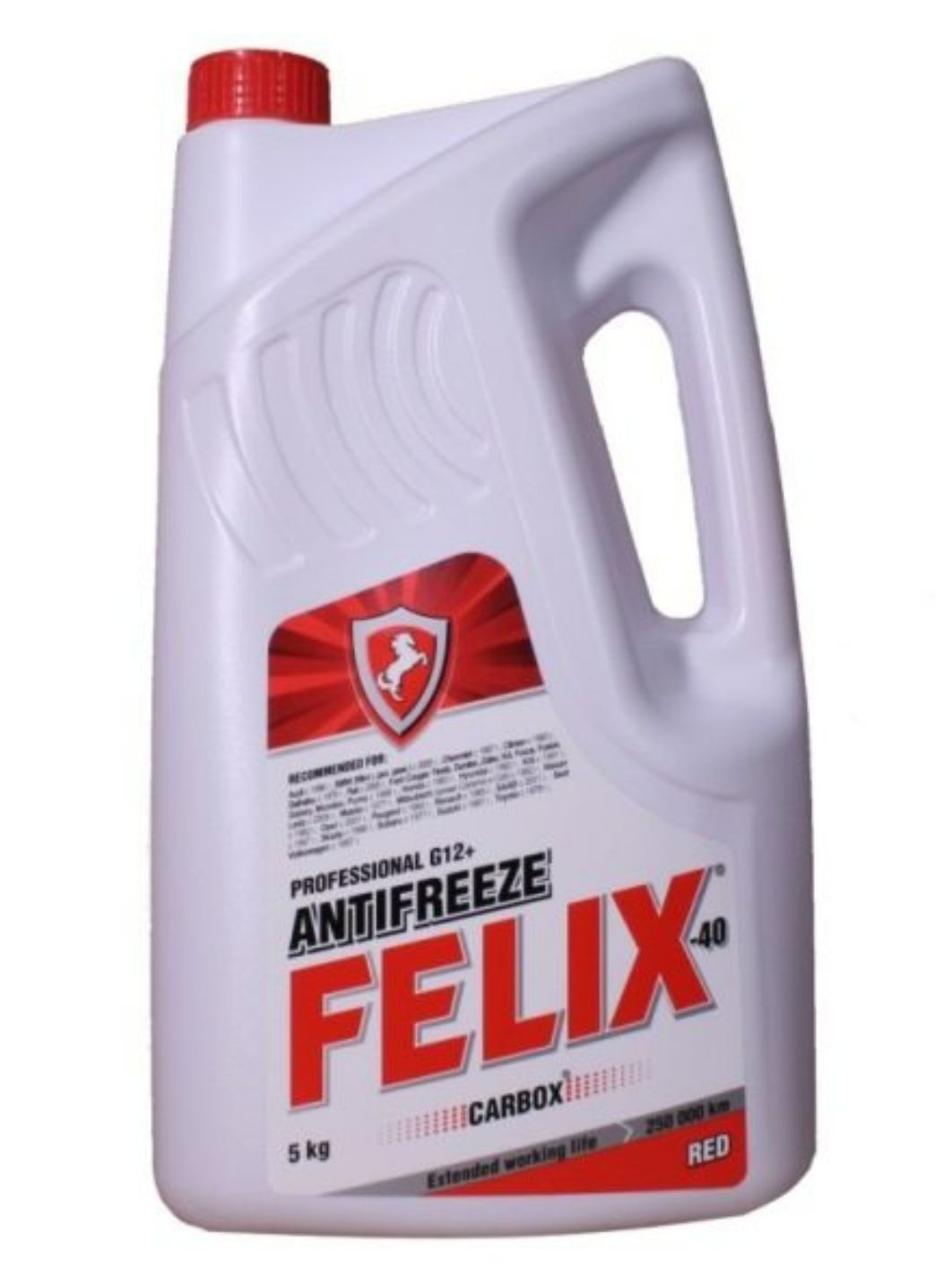 Антифриз FELIX CARBOX G-12+ 5л. красный