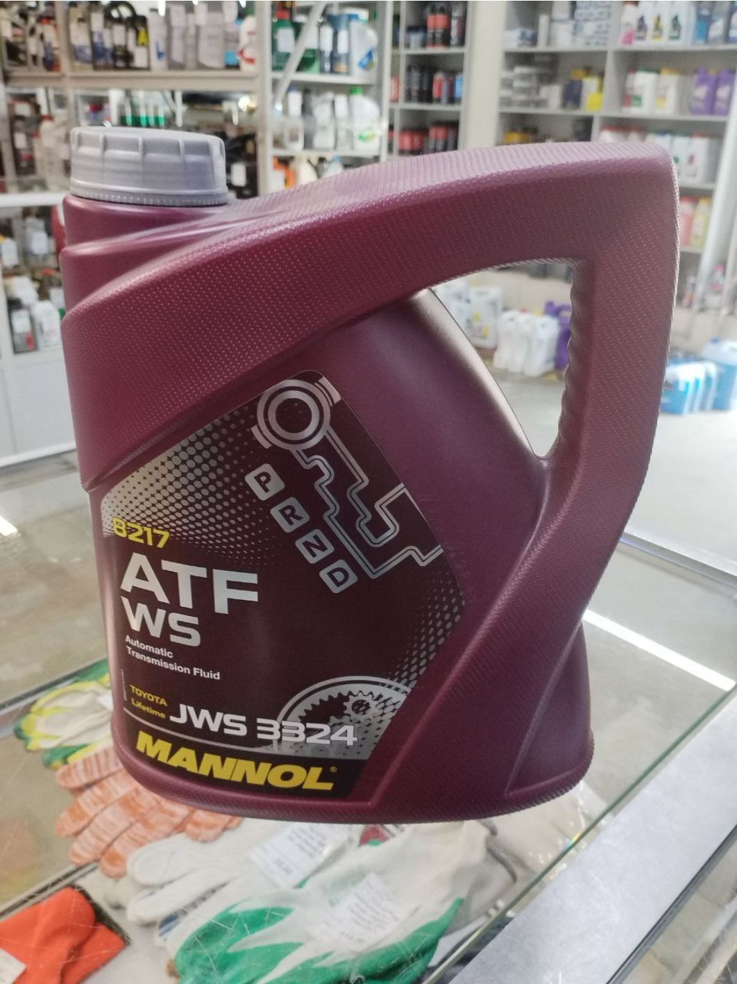 MANNOL ATF-WS 8217 4л синтетическое трансмиссионное масло