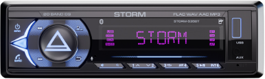 Автомагнитола AURA STORM-535BT