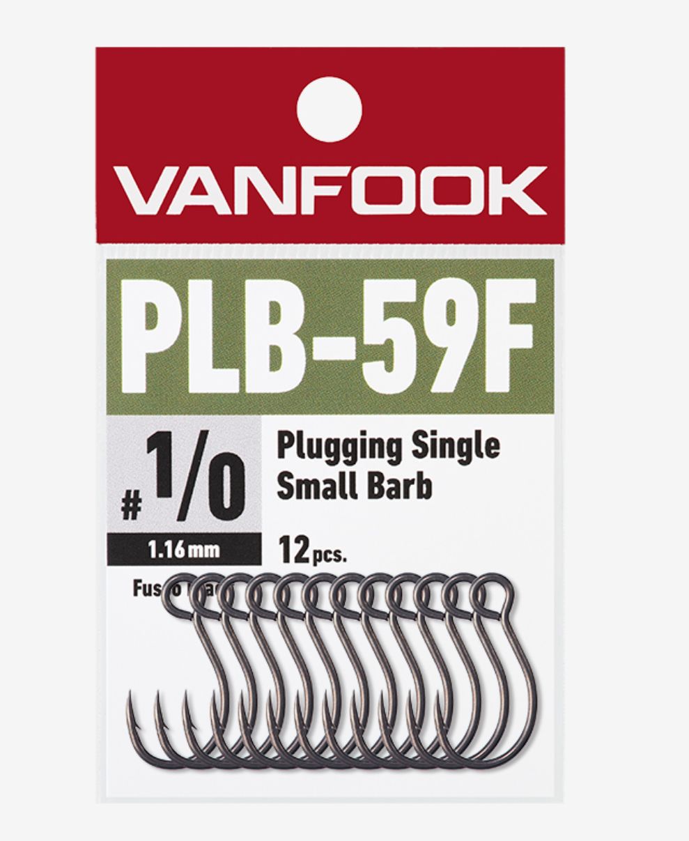 Крючки VANFOOK PLB-59F fusso black (#1/0)