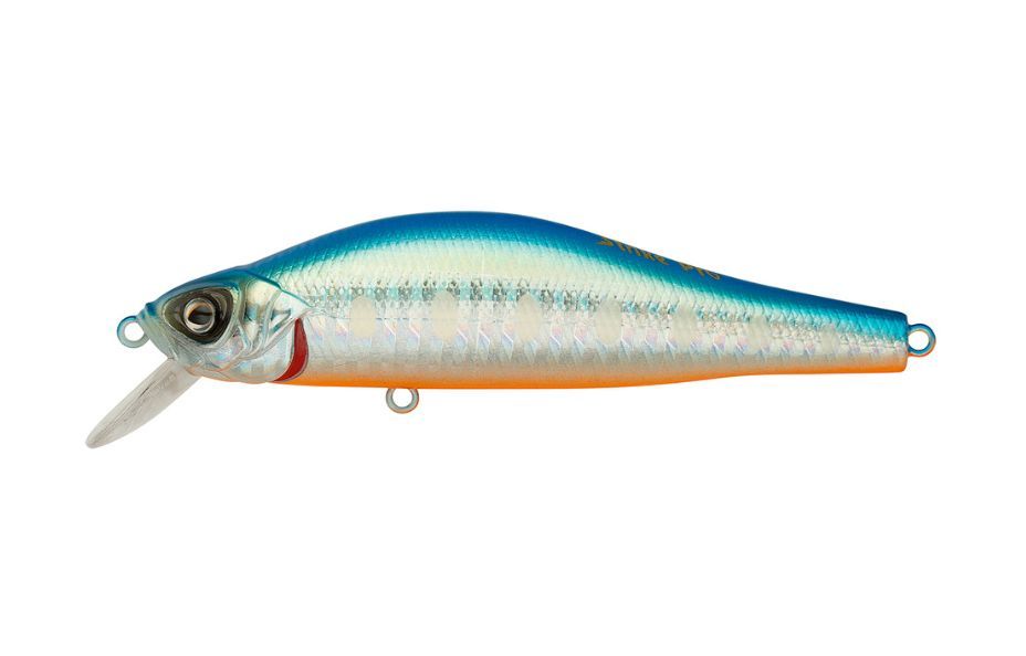 Воблер Минноу Strike Pro Archback Deep 80SP,  80 мм,  10, 8 гр,  Загл. 1, 5м.-4, 0м.,  Нейтральный,  цвет: 626E Blue Silver OB,  (EG-125AL-SP#626E)