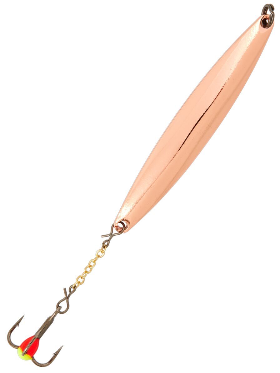 Блесна вертикал. зим. Lucky John NAIL BLADE с цеп. и тр. 55мм C блистер