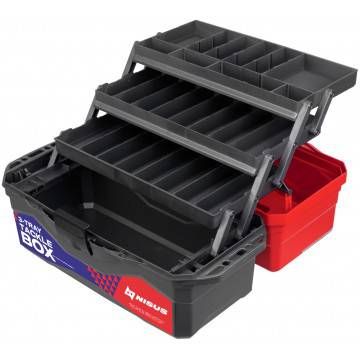 Ящик для снастей Tackle Box трехполочный NISUS красный
