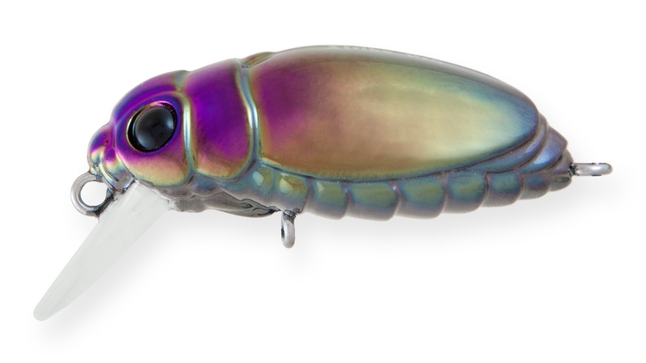 Воблер Крэнк Strike Pro Beetle Buster 40,  40 мм,  5, 7 гр,  Загл. 0, 2м.-0, 7м.,  Плавающий,  цвет: A213R Cockchafer Oil,  (EG-174F#A213R)