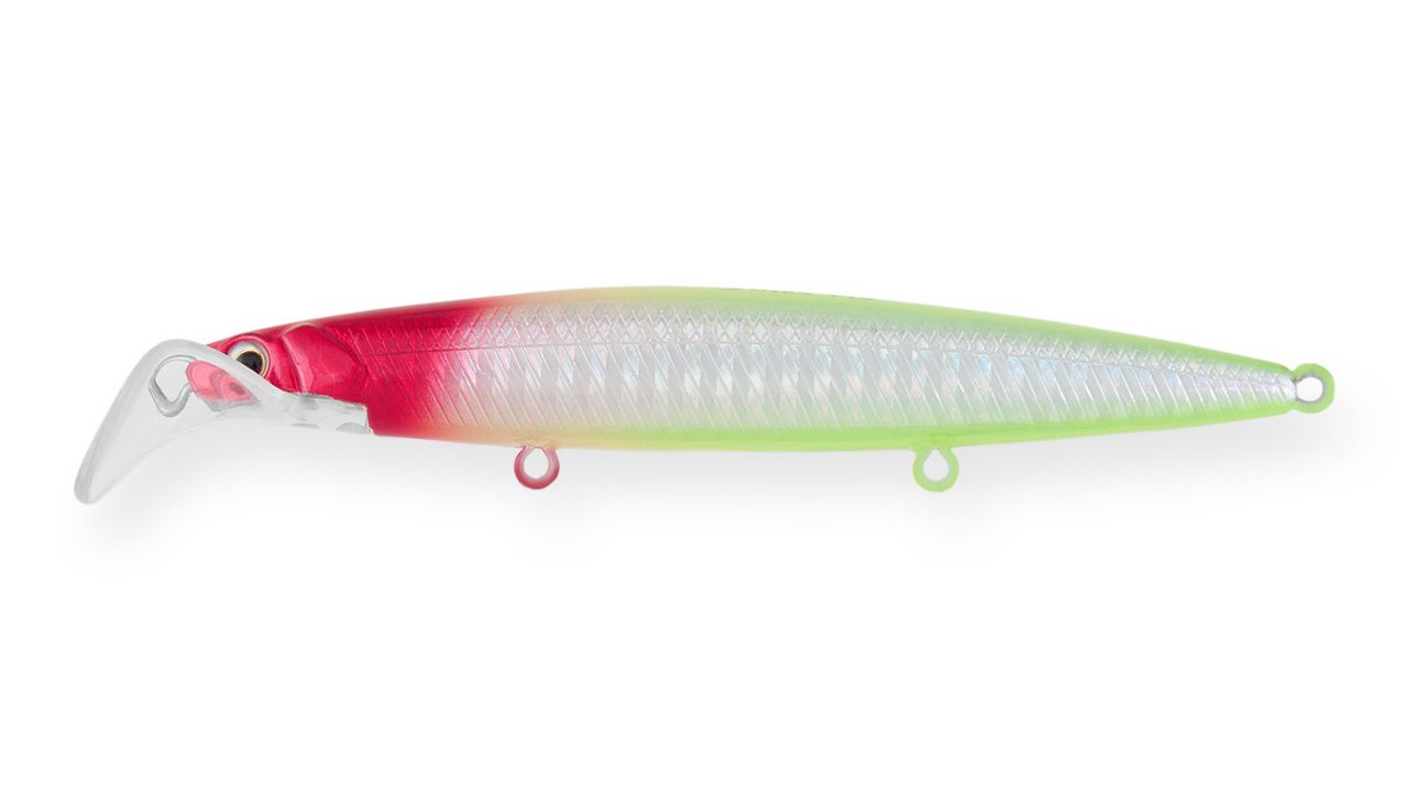 Воблер Минноу Strike Pro Scooter Minnow 110F,  110 мм,  11, 8 гр,  Загл. 1, 5м.-2, 5м.,  Плавающий,  цвет: X10-713 Clown Silver,  (EG-186F#X10-713)
