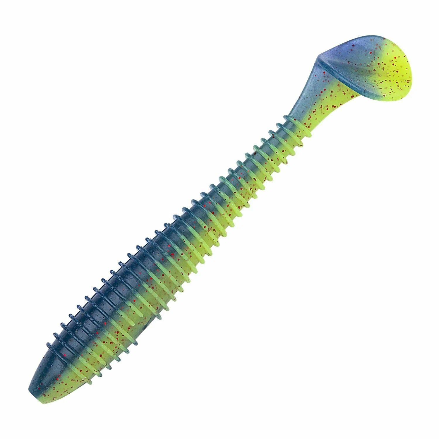 Приманка съедобная Keitech Swing Impact FAT 4.3" EA#20 Violet Chart Red FLK