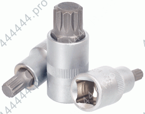 Бита в головке 1/2" SPLINE M10 (L=55мм) АвтоДело 39510