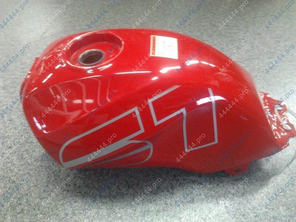 Бак для мотоцикла Baltmotors S1 красный (брак - трещина у крепления к раме)