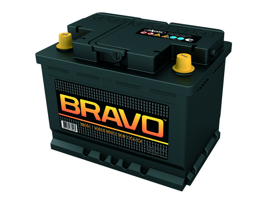 6СТ 55 BRAVO Аккумулятор зал/зар