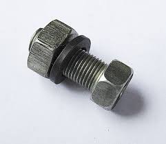 Болт карданный УАЗ-ГАЗ М10х1x30 черный,  с гайкой и гровером к-кт 4 шт